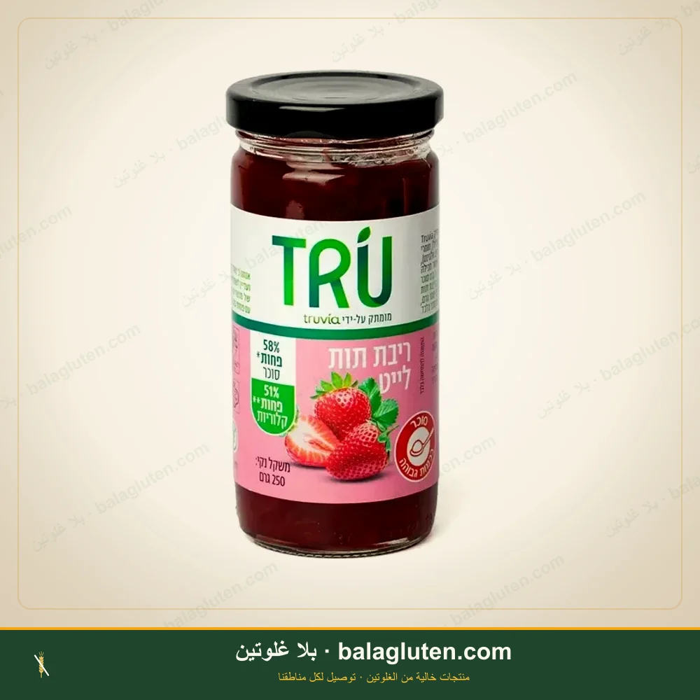 مربى فراولة لايت - truvia — بلا غلوتين