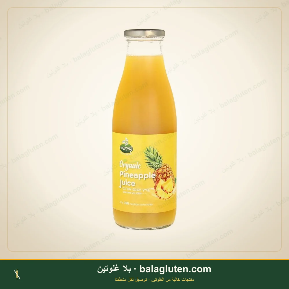 عصير أناناس عضوي — بلا غلوتين