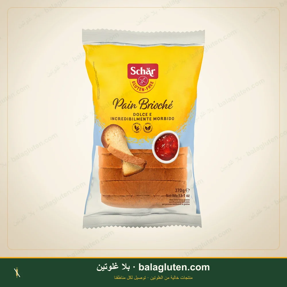 خبز طري بأسلوب البريوش خالٍ من الغلوتن - شار — بلا غلوتين
