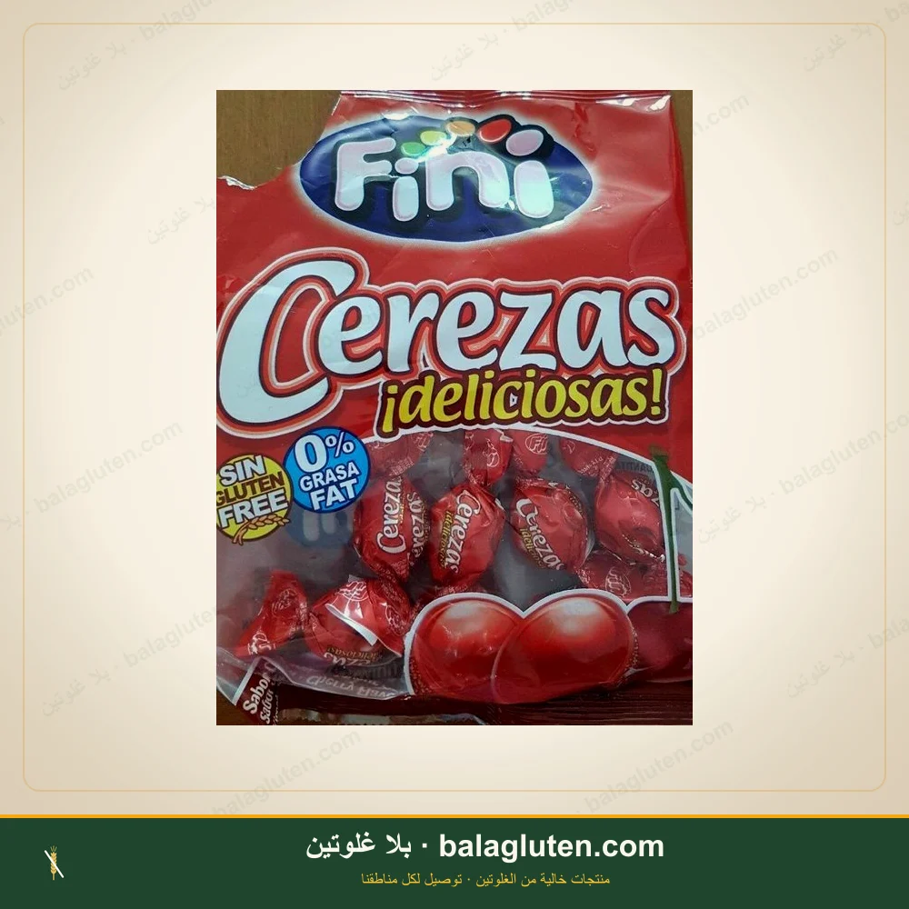 حلوى جيلي بنكهة الكرز (Fini) خالٍ من الغلوتين — بلا غلوتين