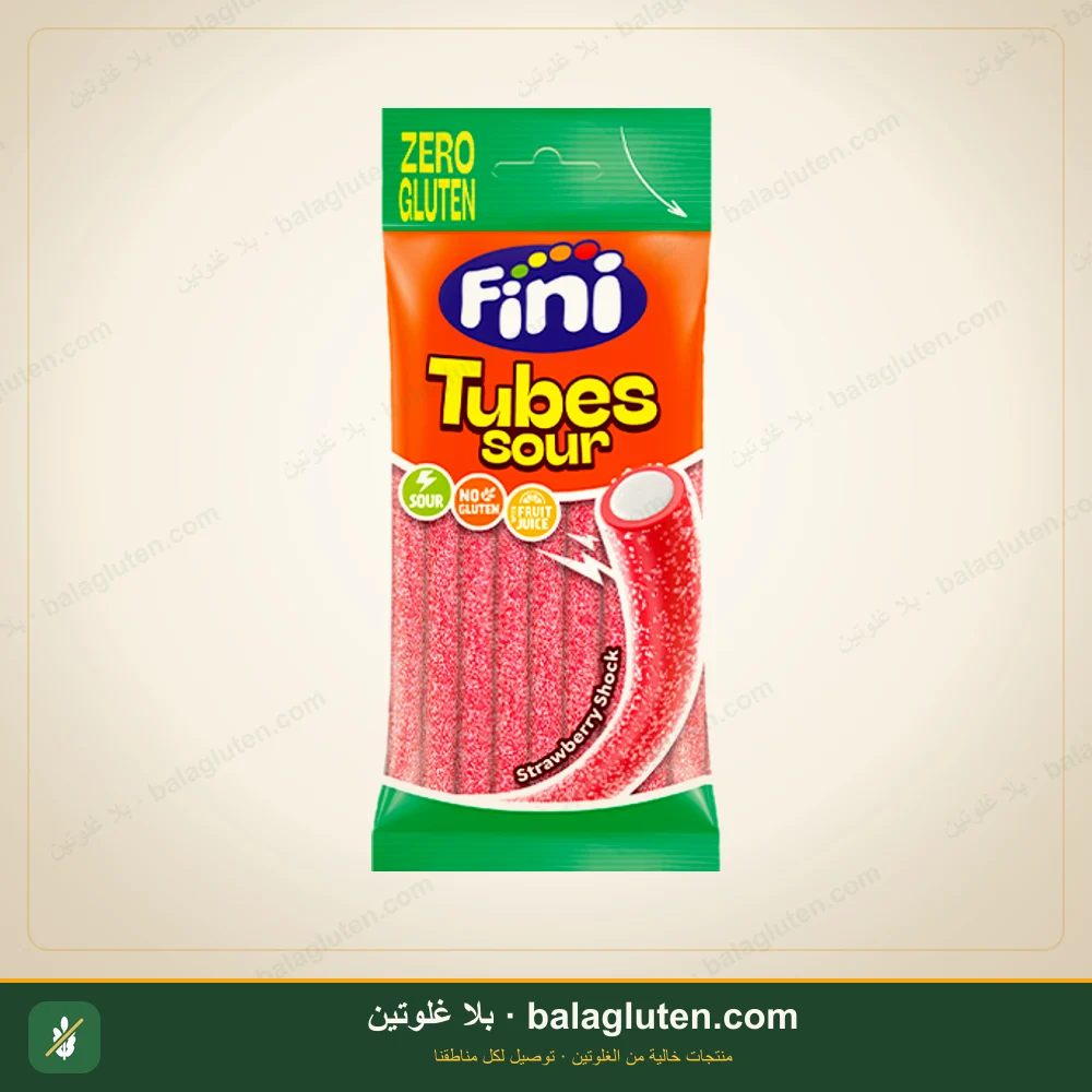 حلوى جيلي مسكرة بنكهة الفواكه بحشوة حلوة (Fini) — بلا غلوتين