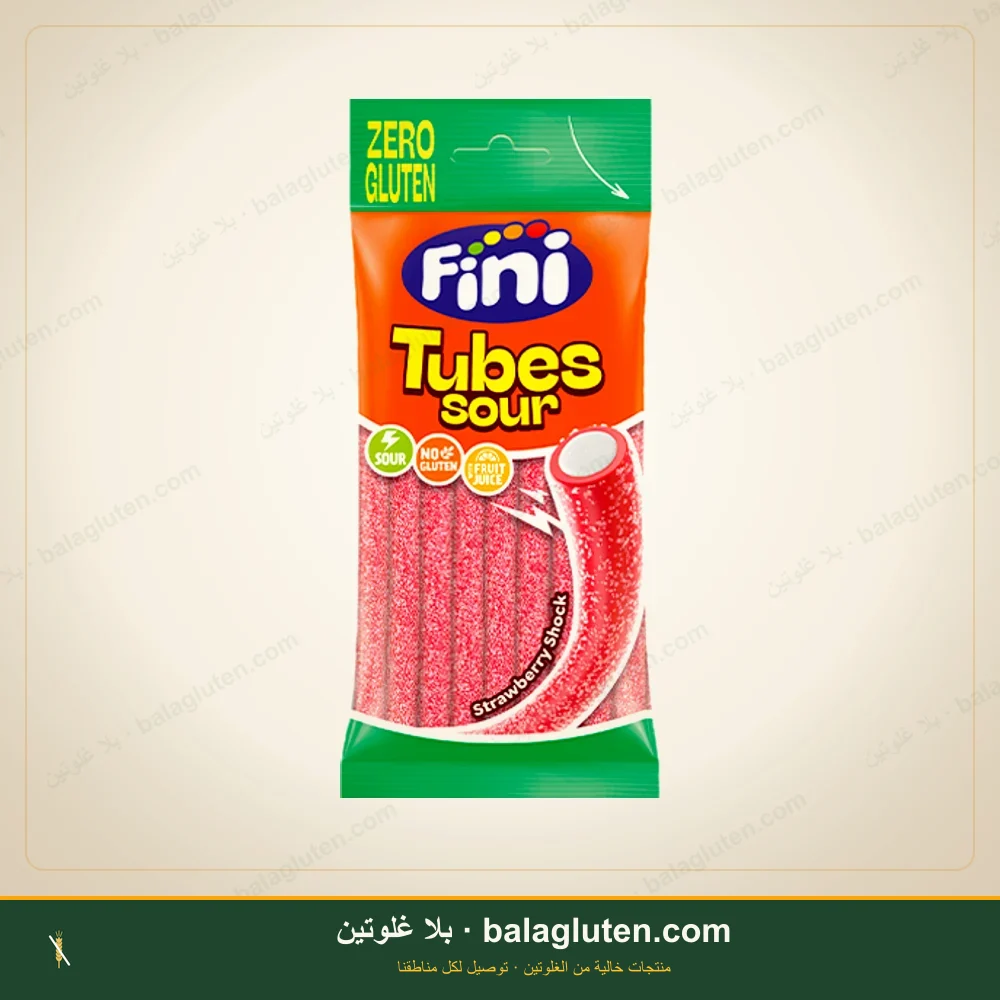 حلوى جيلي مسكرة بنكهة الفواكه بحشوة حلوة (Fini) خالٍ من الغلوتين — بلا غلوتين