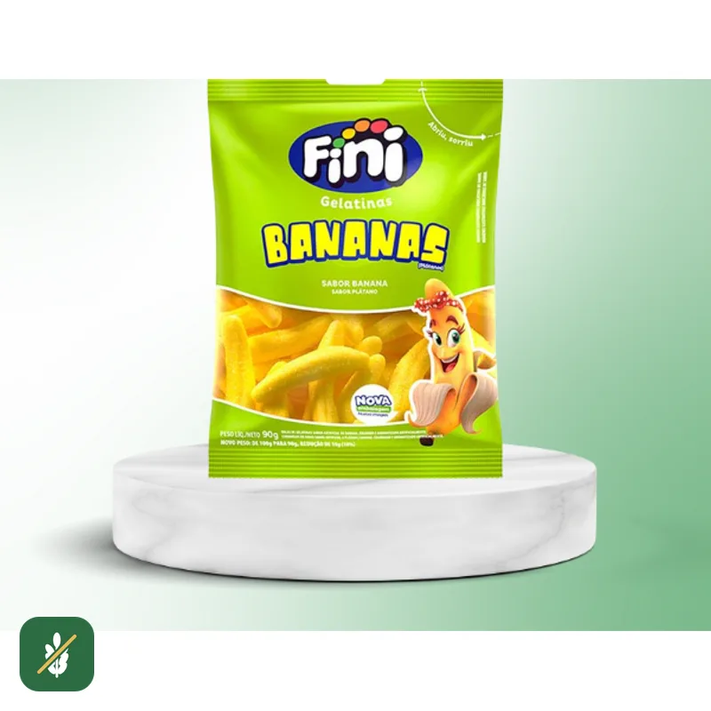 حلوى جيلي مسكرة بنكهة الموز (Fini)